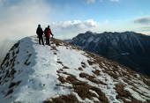 Salita da Zorzone alla CROCE DI ZORZONE (2050 m.) dal Chignol d'Arale in Menna il 30 dicembre 2011  - FOTOGALLERY